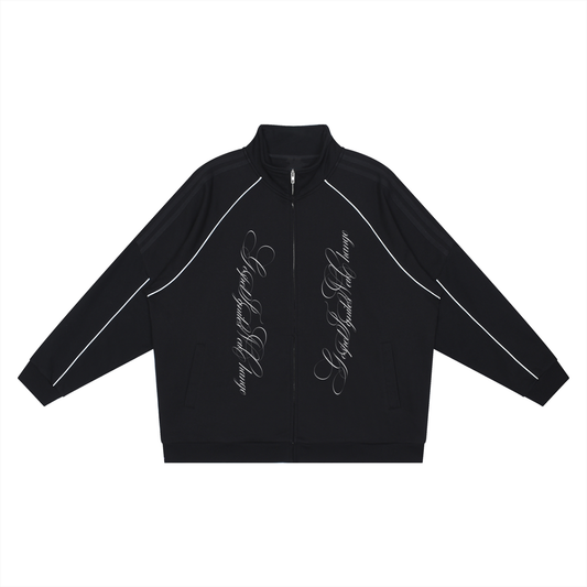 'Jesus Saves' Reflective Track Jacket